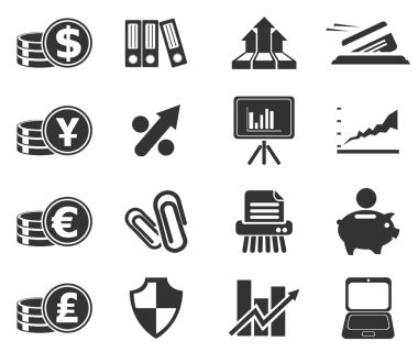 İş & Finans web simgeler 