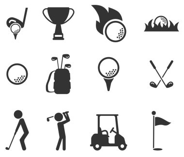 Sadece simgeleri golf