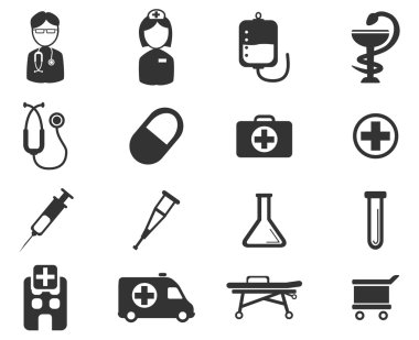 Tıbbi sadece simgeleri