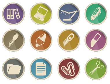 Office vektör ikonlar