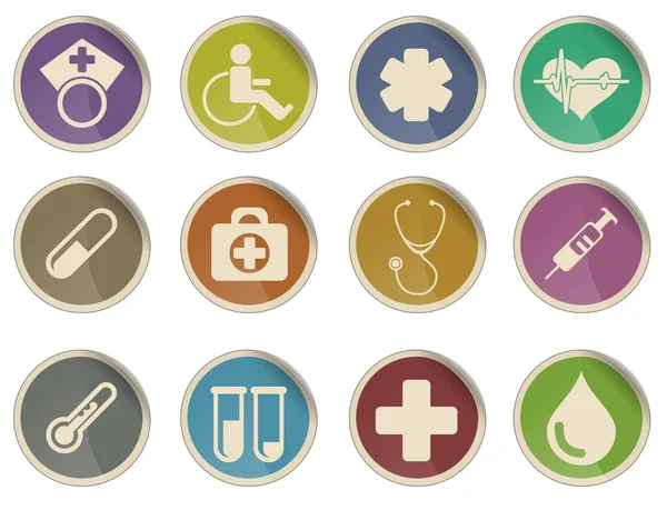 Medical icon set — Stock Vector