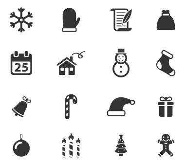 Noel sadece simgeleri