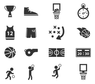 Basketbol sadece simgeleri