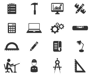 Sadece simgeleri mühendislik