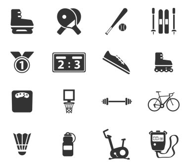 Sadece simgeleri spor