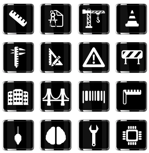 Ingeniería simplemente iconos — Vector de stock