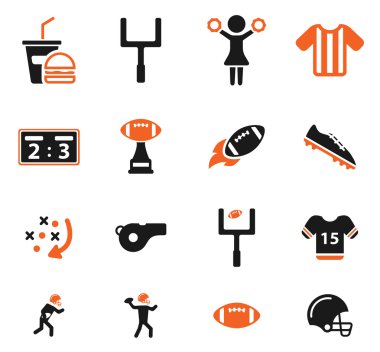 Amerikan futbolu sadece simgeleri