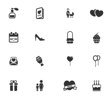 Anneler günü sadece simgeleri