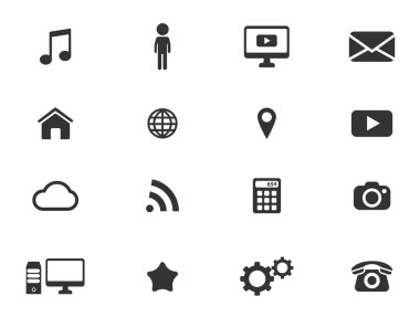 Sosyal medya sadece simgeleri