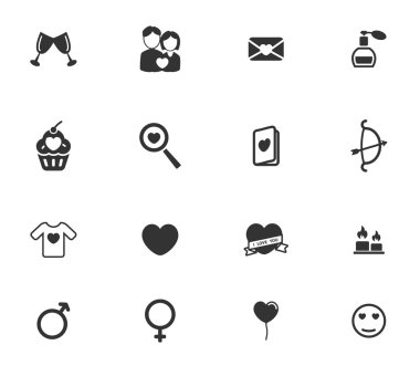 Sevgililer günü sadece simgeleri