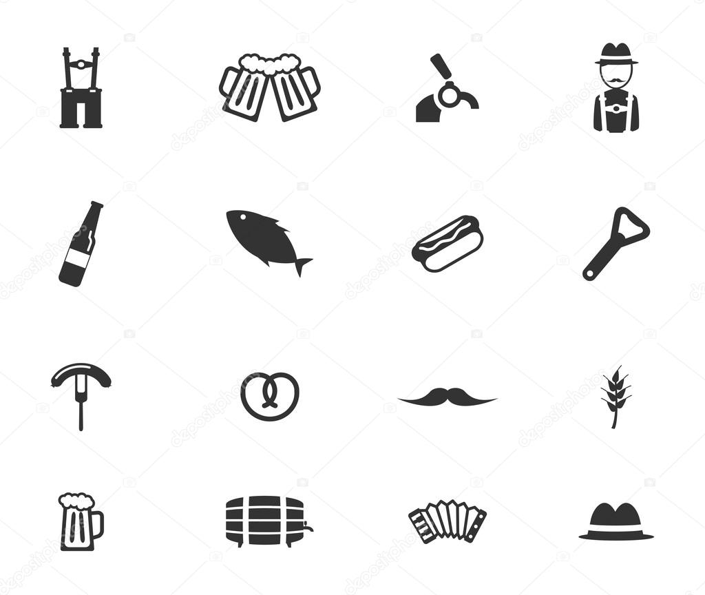 Oktoberfest simply icons