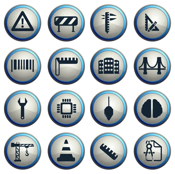 Engineering simply icons — Stock Vector