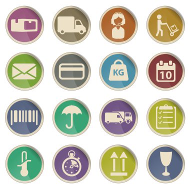 Teslimat sadece simgeleri