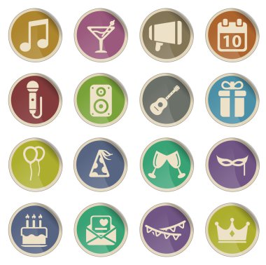 Sadece simgeleri parti