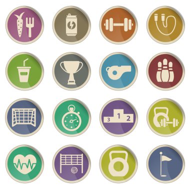 Sadece simgeleri spor