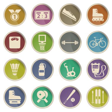 Sadece simgeleri spor