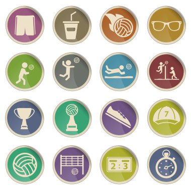 Voleybol sadece simgeleri