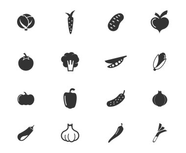 Sebze Icon set web