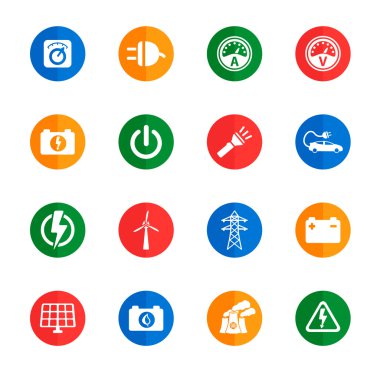 Elektrik sadece simgeleri