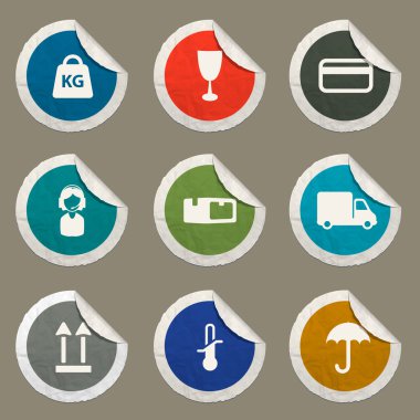 Teslimat sadece simgeleri