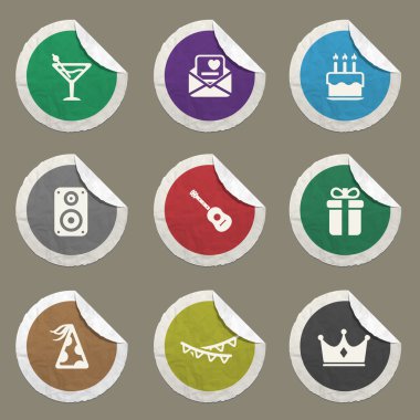 Sadece simgeleri parti