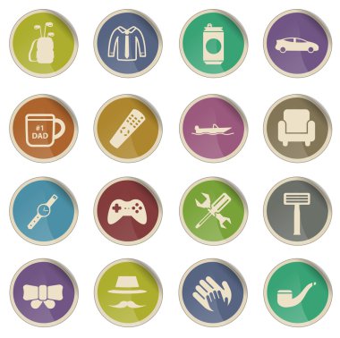 Babalar günü sadece simgeleri