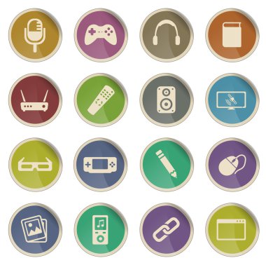 Medya sadece simgeleri