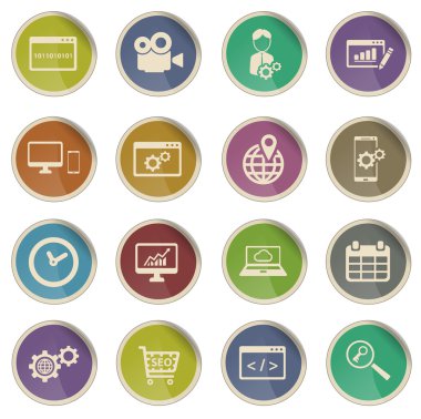 SEO ve geliştirme sadece simgeleri