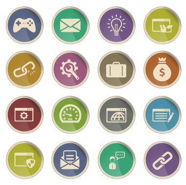 SEO ve geliştirme sadece simgeleri