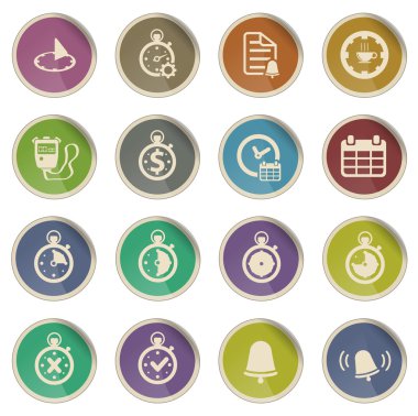 Sadece simgeleri zaman