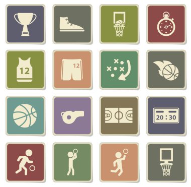 Basketbol sadece simgeleri