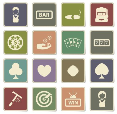 Casino sadece simgeleri