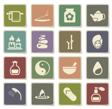 Spa sadece simgeleri