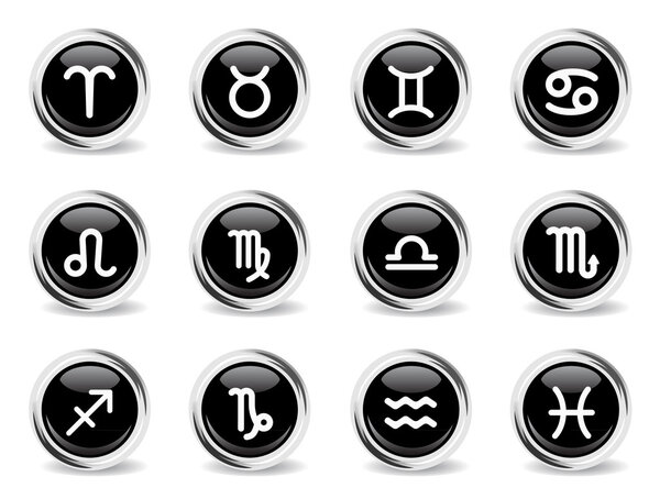 Zodiac icon set