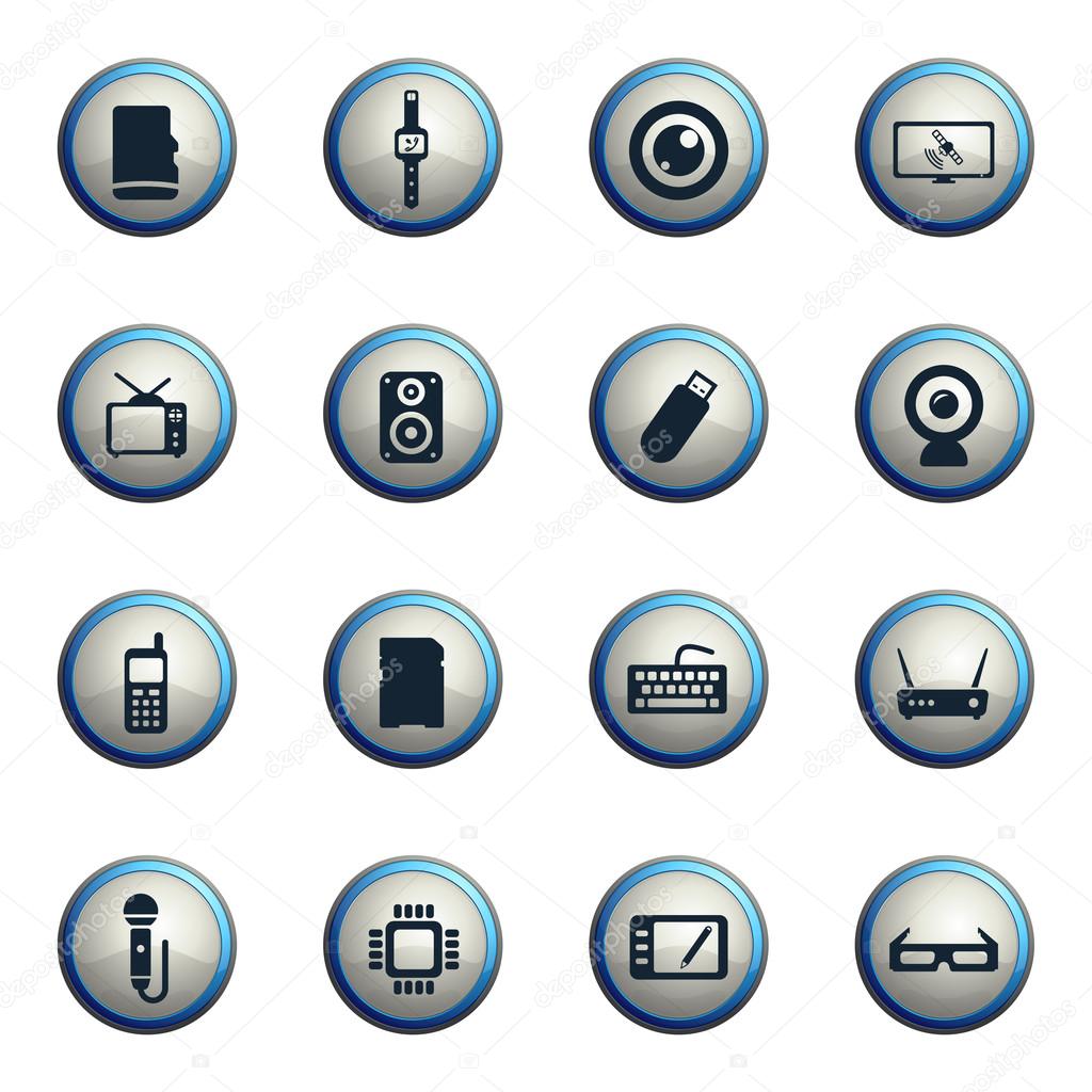 Gadgets simply icons