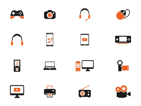 Gadgets simplemente iconos — Vector de stock