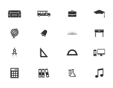 Sadece simgeleri okul