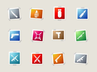 Sadece simgeleri silah