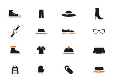 Sadece simgeleri elbise