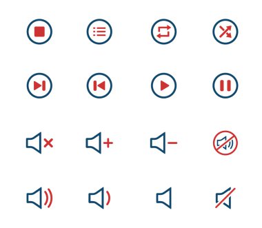 Media player simgeler