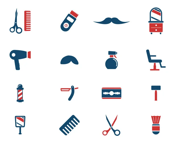 Barbershop simply icons