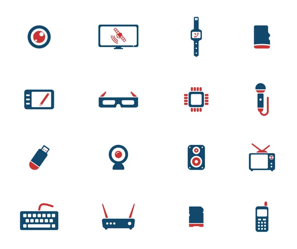 Gadgets simply icons — Stock Vector