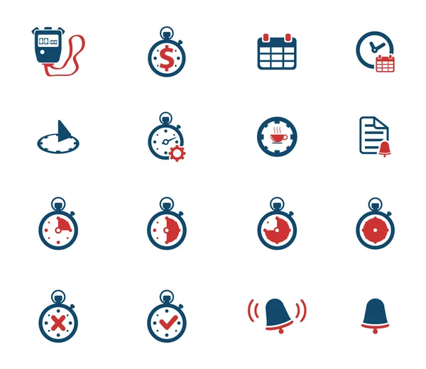 El tiempo simplemente iconos — Vector de stock