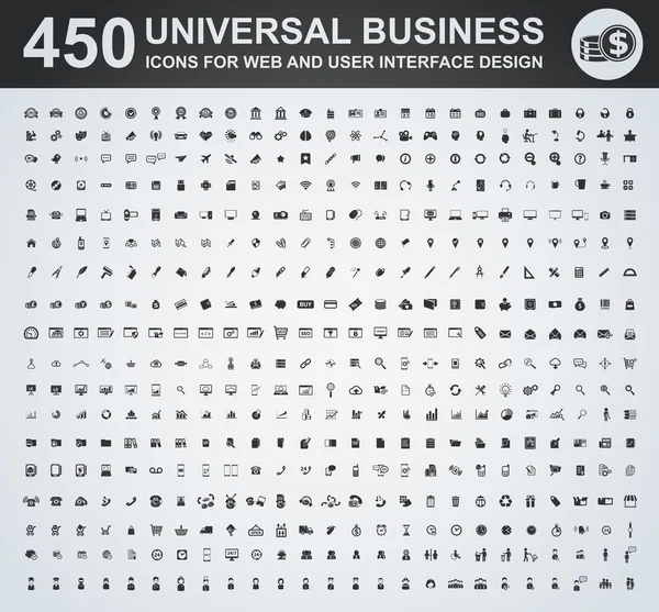 450 zestaw ikon biznesowych — Wektor stockowy