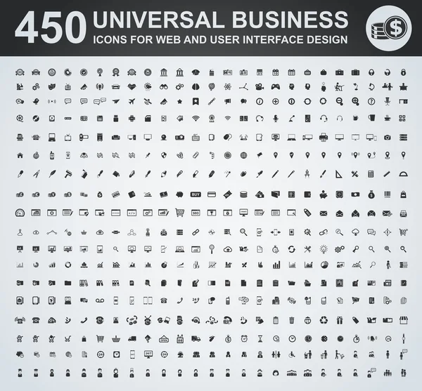 450 iş Icon set