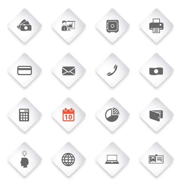 Office simply icons — Stock Vector