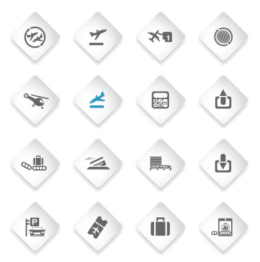 Havaalanı Icons set