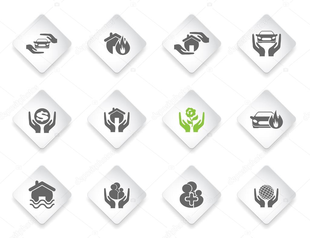 Insurance simply icons