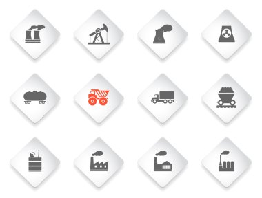 Endüstriyel sadece simgeleri