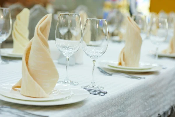 Conjunto de mesa de catering —  Fotos de Stock